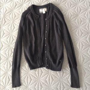 American Eagle Outfitters gray cardigan womens